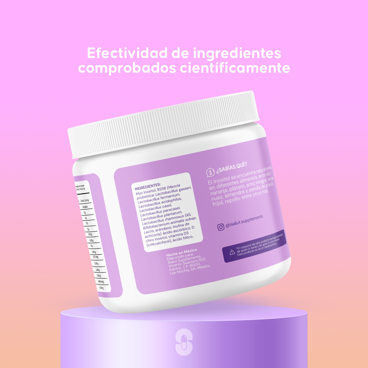 Myo & D-Chiro Inositol 40:1 + Ácido Fólico y Vitamina D