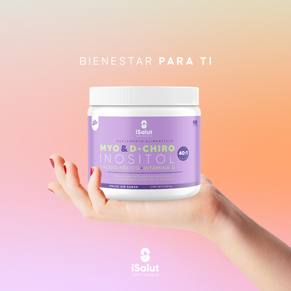 Myo & D-Chiro Inositol 40:1 + Ácido Fólico y Vitamina D