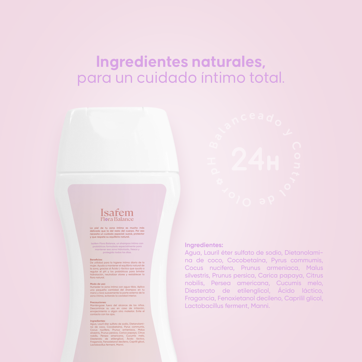 Shampoo con Probióticos para el Cuidado íntimo