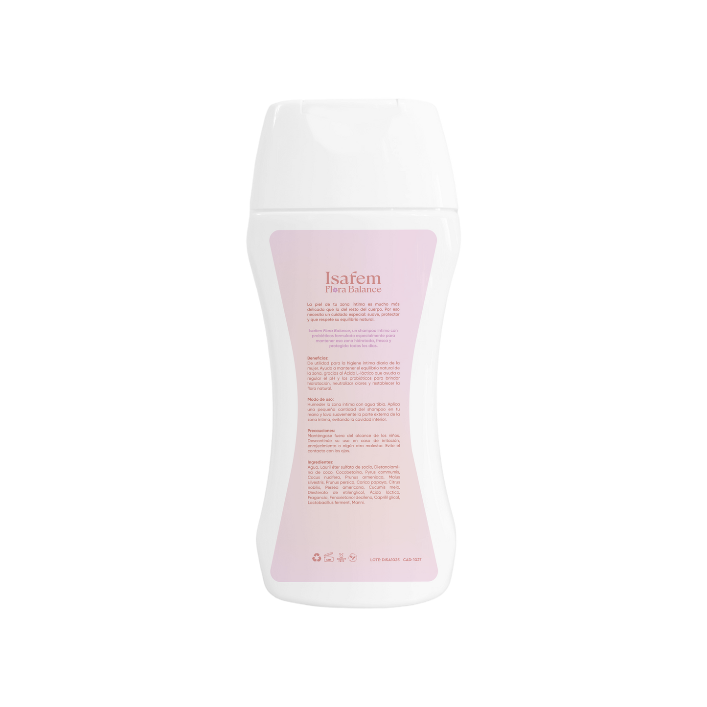 Shampoo con Probióticos para el Cuidado íntimo